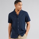 Brave Soul Mens Eubank Shirt Navy
