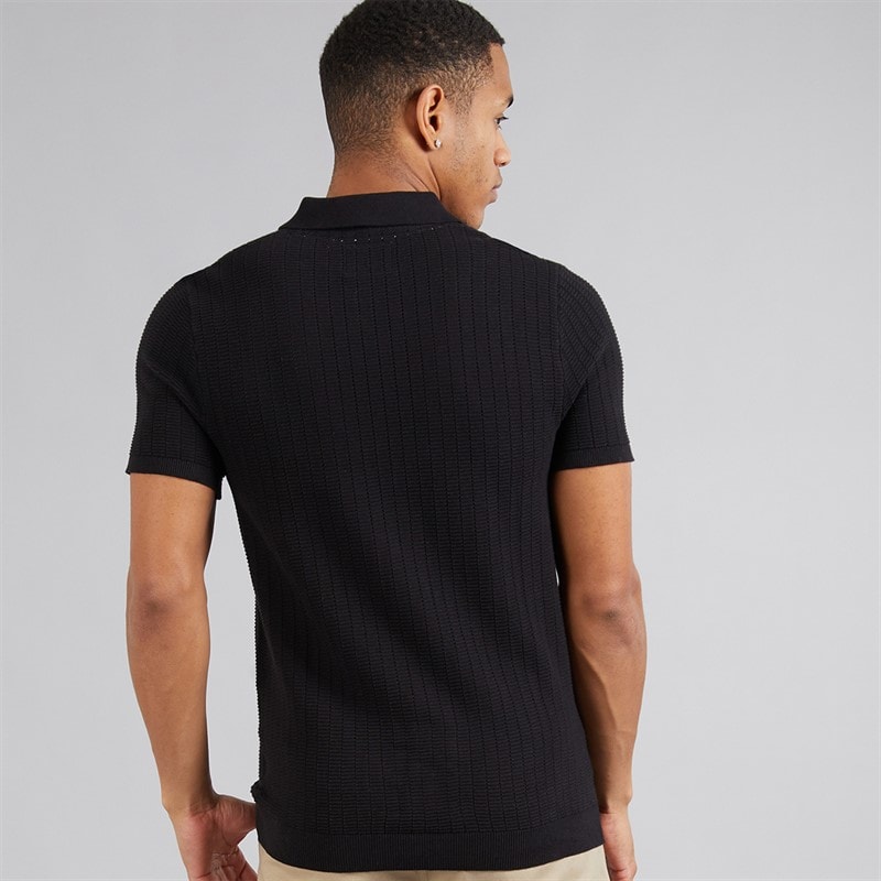 Brave Soul Mens Vinci Shirt Black - Image 2