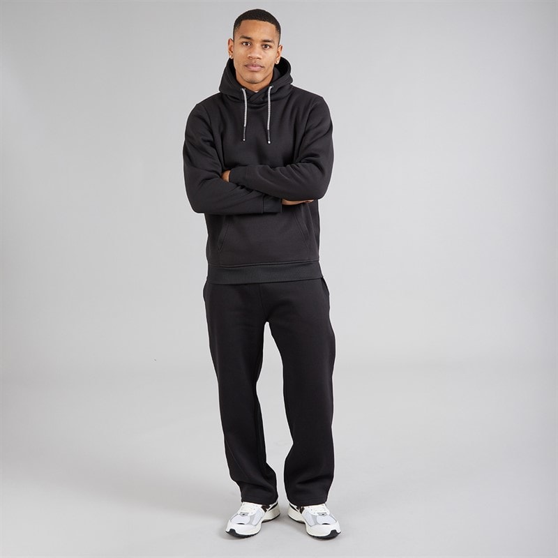 Brave Soul Mens Oversized Fit Cronus Joggers Jet Black - Image 4