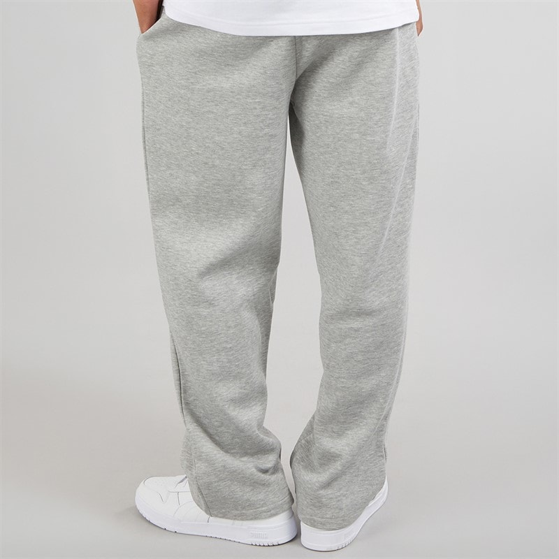 Brave Soul Mens Oversized Fit Cronus Joggers Light Grey Marl - Image 2