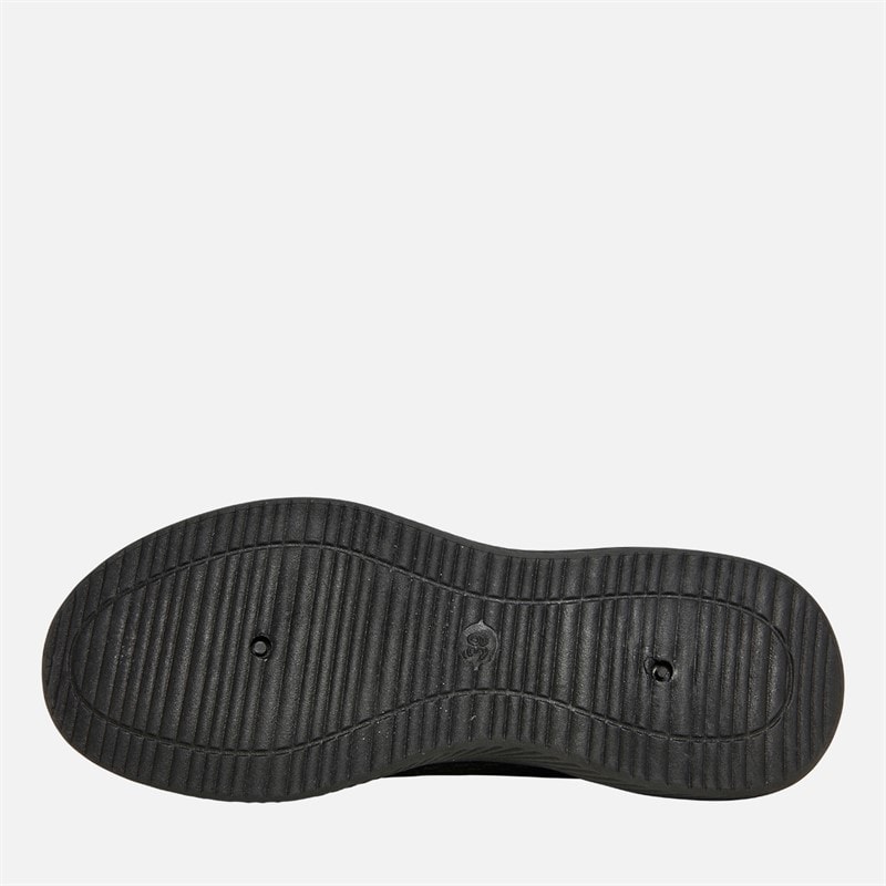 Brave Soul Womens Cali Slip On Shoes Black Mono - Image 2