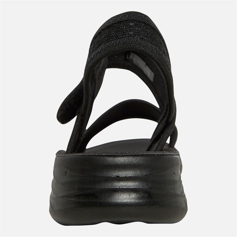 Brave Soul Womens Nova Ankle Strap Sandals Black Mono - Image 4