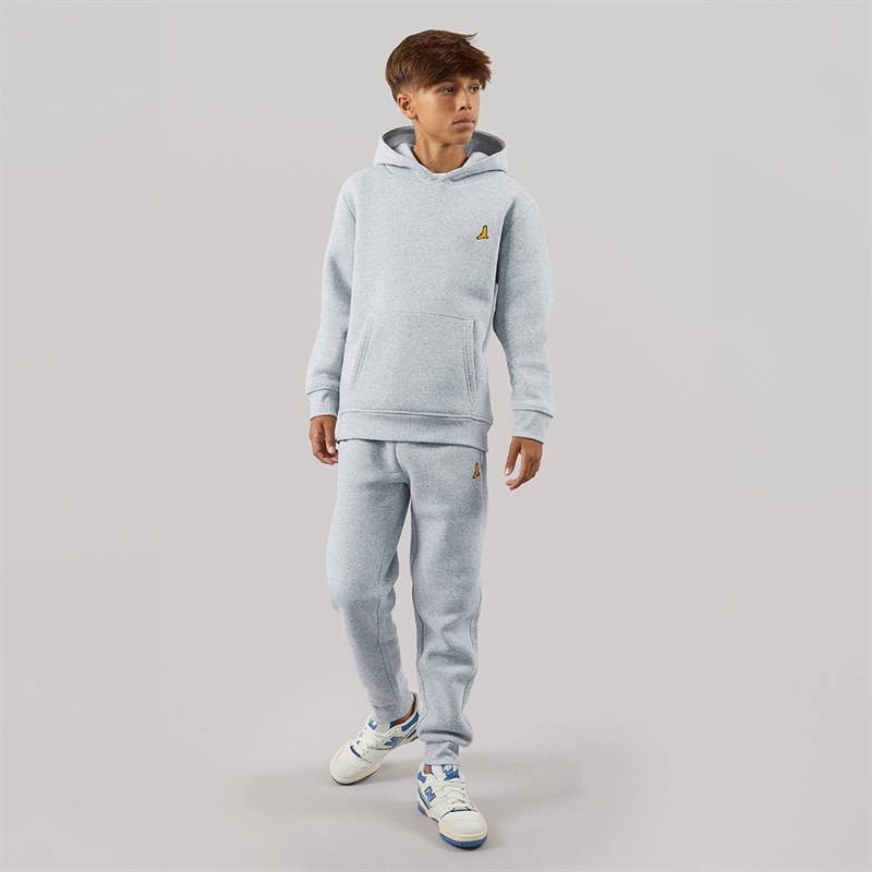 Brave Soul Boys Tracksuit Light Grey Marl - Image 1