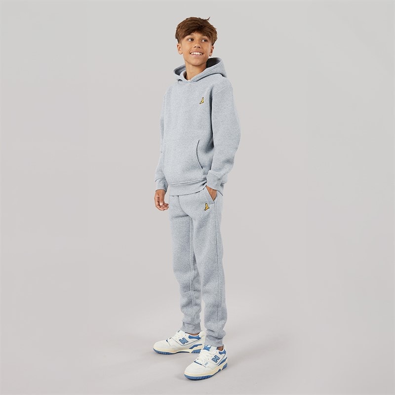 Brave Soul Boys Tracksuit Light Grey Marl - Image 4
