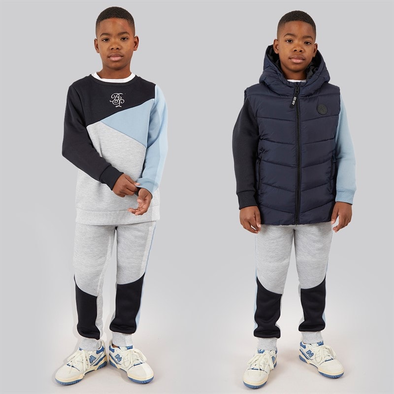 Brave Soul Boys Tracksuit And Gilet Set Multi