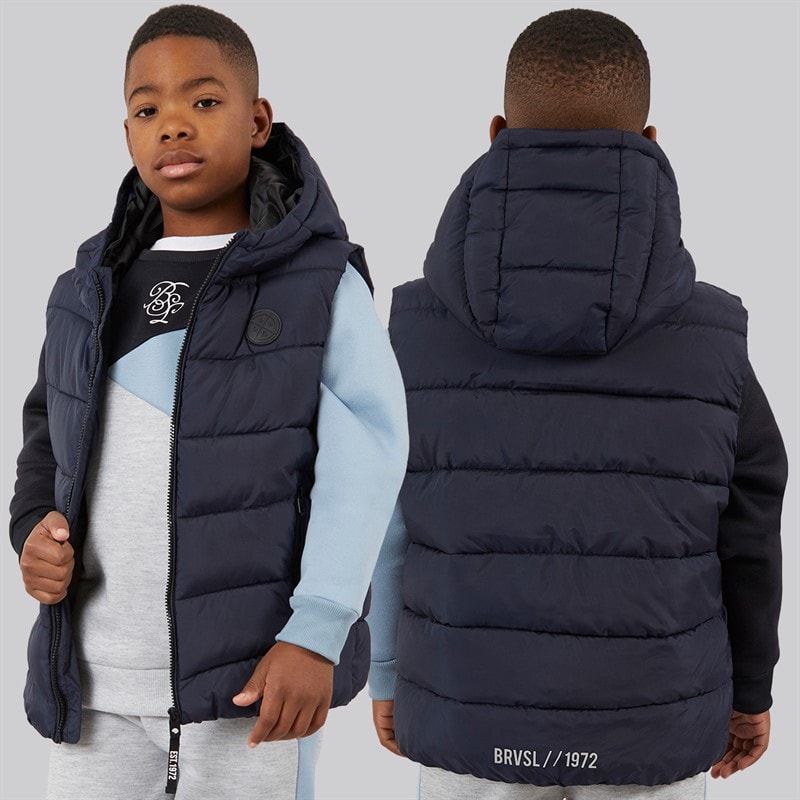 Brave Soul Boys Tracksuit And Gilet Set Multi - Image 3