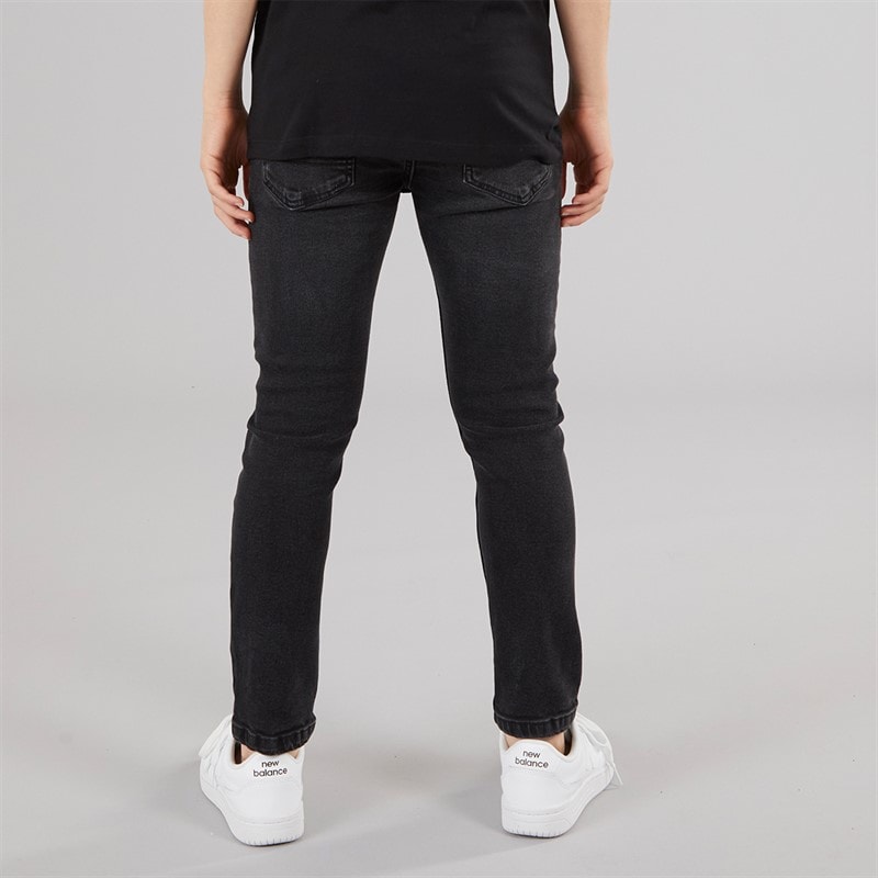 Brave Soul Boys Slim Fit Jeans Charcoal - Image 2