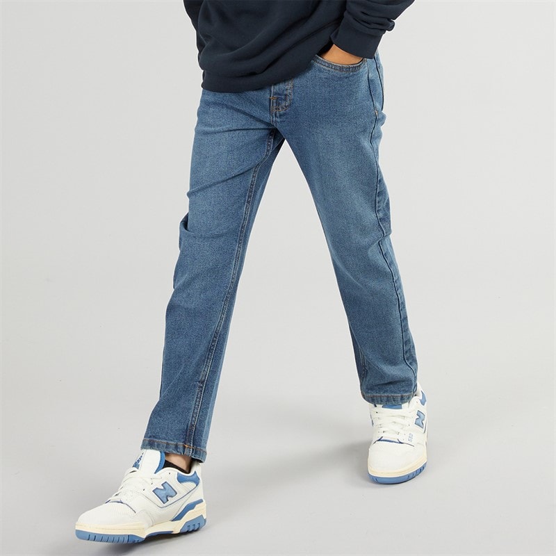 Brave Soul Boys Reg Fit Jeans Mid Blue