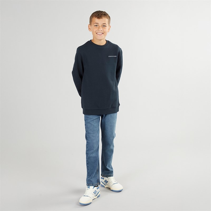 Brave Soul Boys Reg Fit Jeans Mid Blue - Image 3