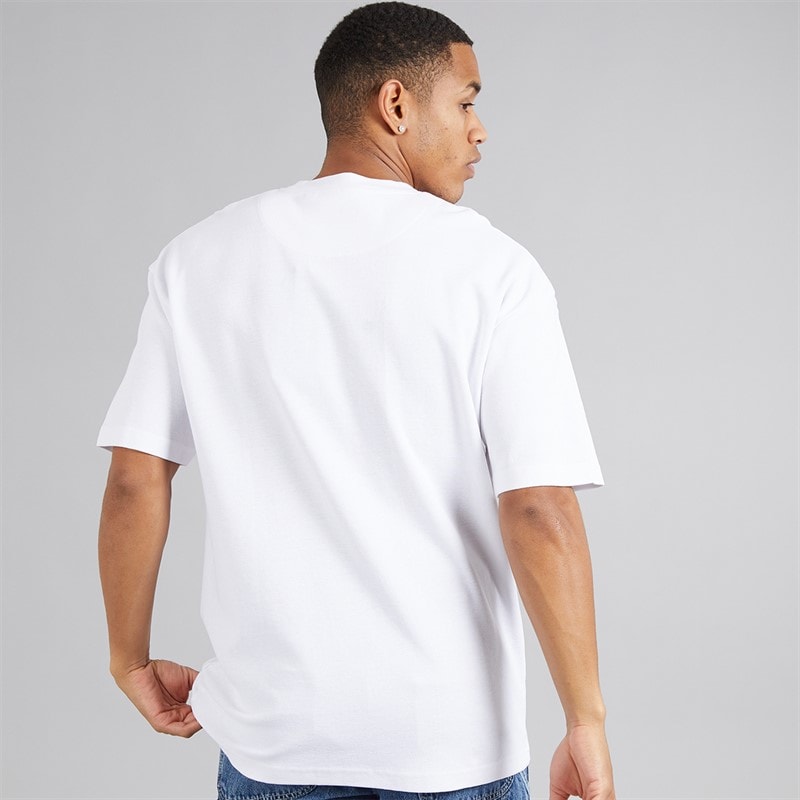 Brave Soul Mens Lao T-Shirt White - Image 2