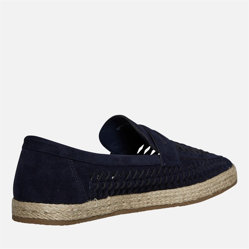 Brave Soul Mens Carlos Loafers Navy - Image 5