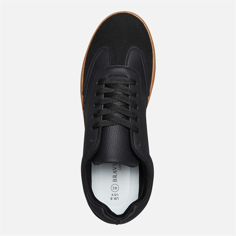 Brave Soul Mens Cisco Trainers Black - Image 4