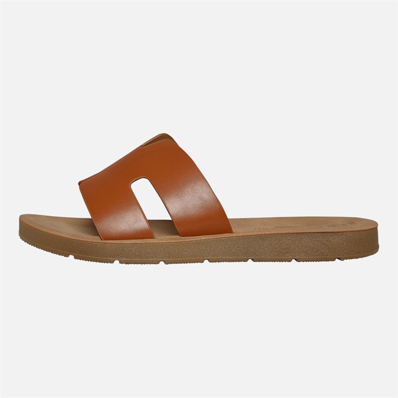 Brave Soul Womens Tina Sandals Tan - Image 2