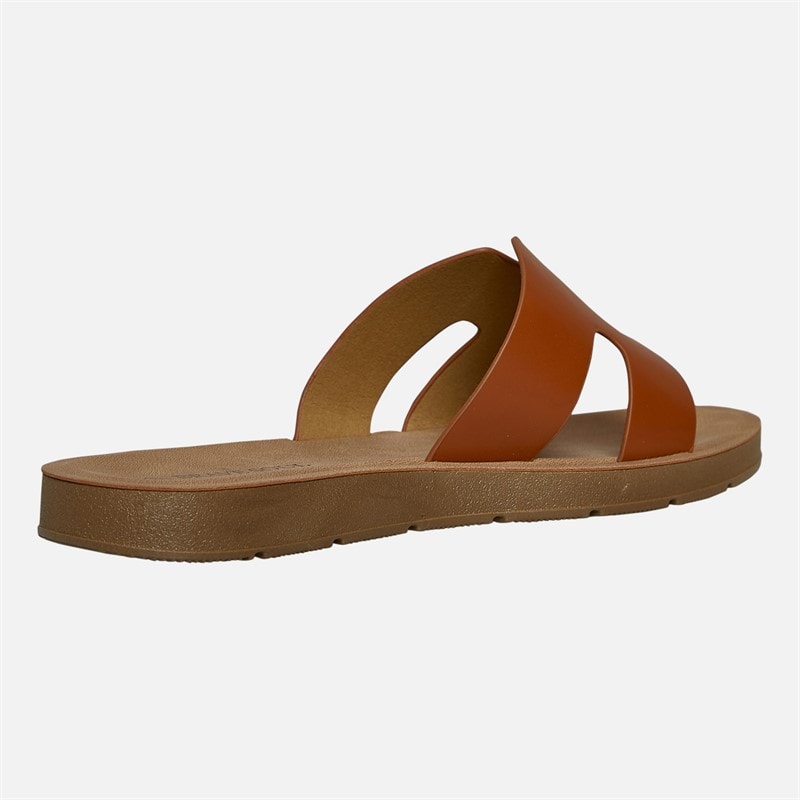 Brave Soul Womens Tina Sandals Tan - Image 5