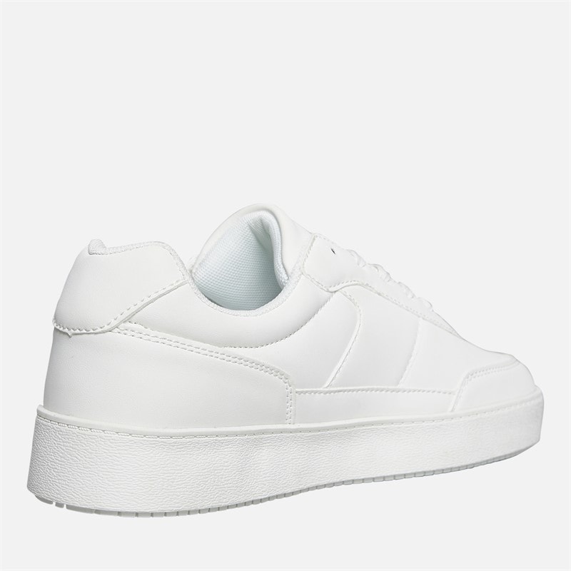 Brave Soul Mens Sinatra Trainers White - Image 5