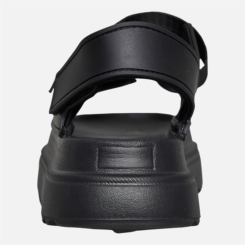 Brave Soul Womens Chunky Ankle Strap Sandals Black - Image 4