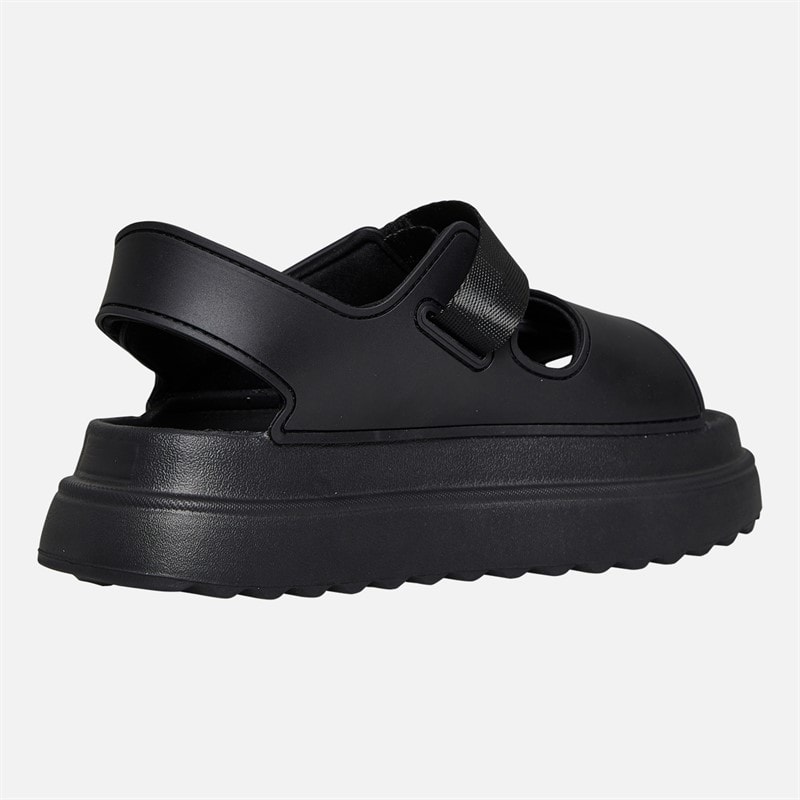 Brave Soul Womens Chunky Ankle Strap Sandals Black - Image 5