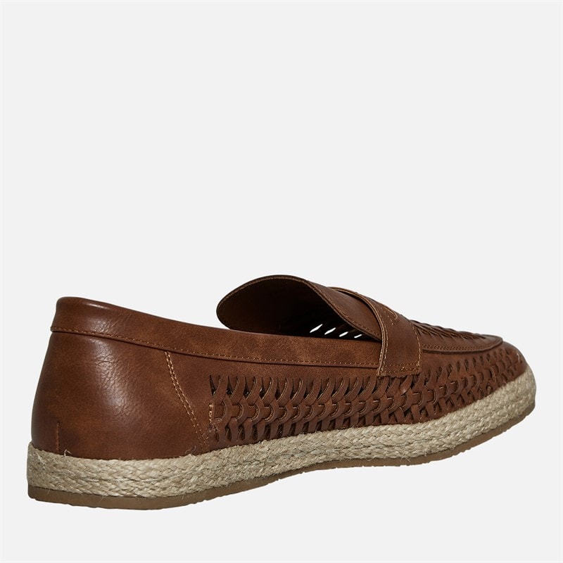 Brave Soul Mens Carlos Loafers Tan - Image 5