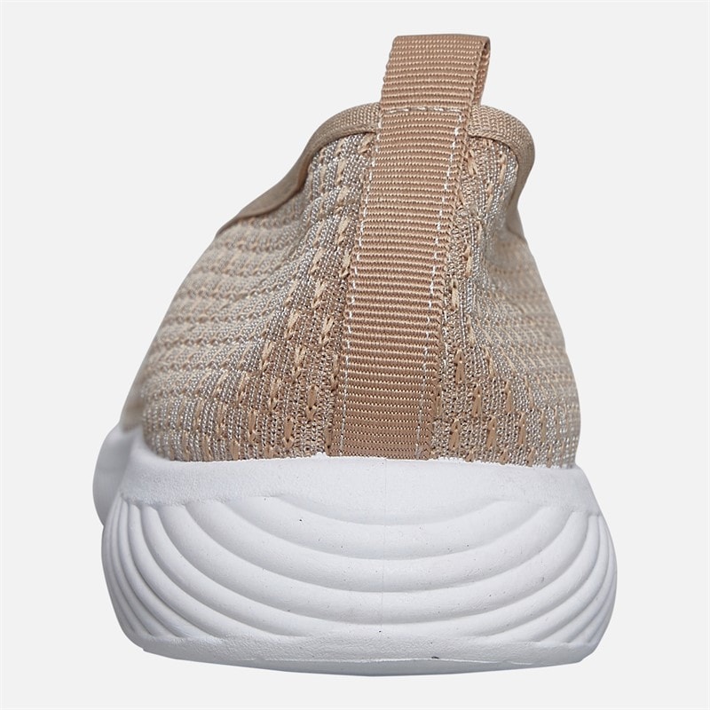 Brave Soul Womens Cali Slip On Shoes Nude - Image 4