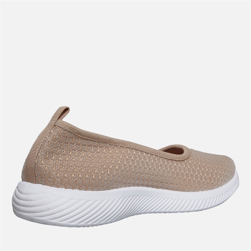 Brave Soul Womens Cali Slip On Shoes Nude - Image 5
