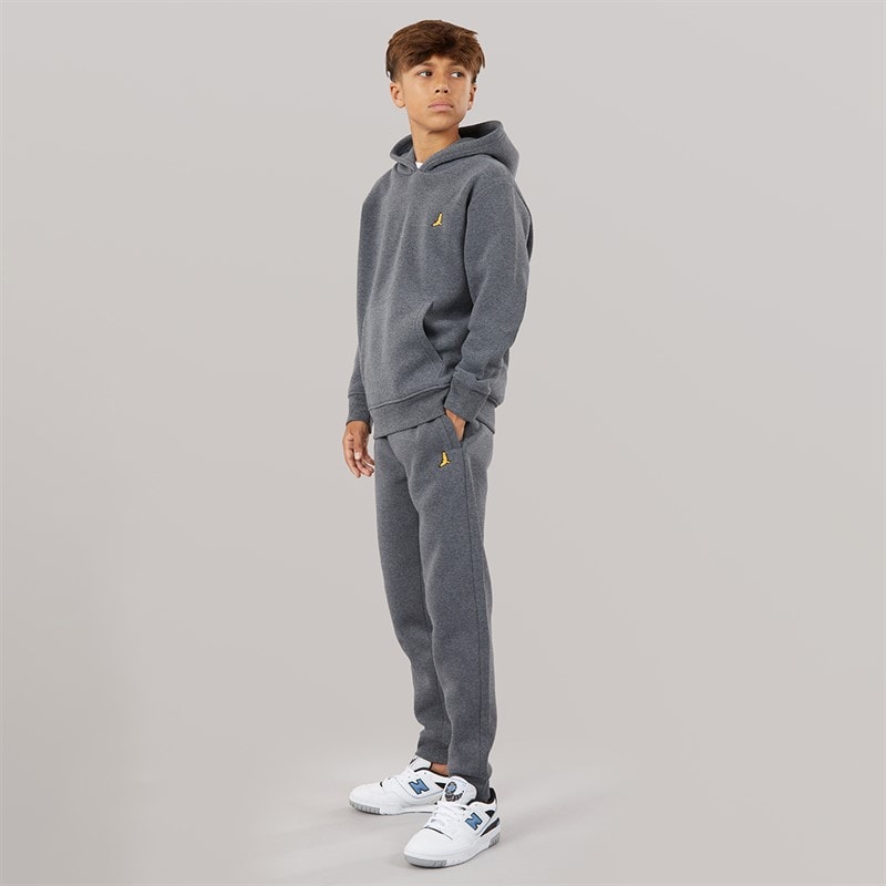 Brave Soul Boys Clarel Tracksuit Charcoal Marl - Image 1