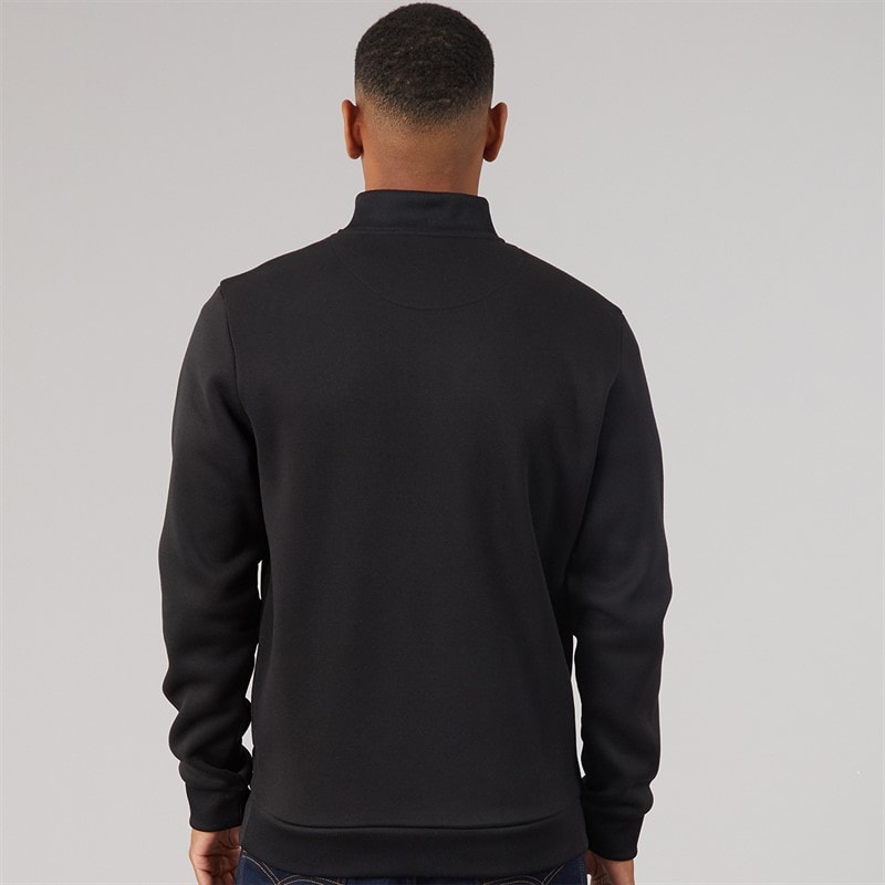 Brave Soul Mens Idaho Sweatshirt Black - Image 2