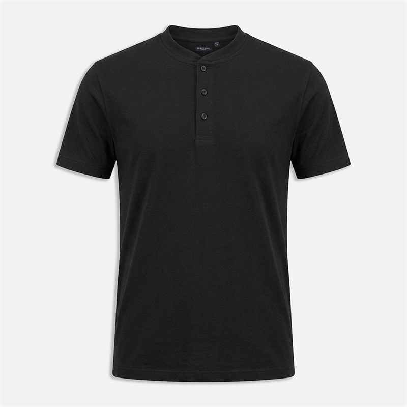 Brave Soul Mens Hiroshi Three Pack Polo Shirts Optic White/Jet Black/Light Grey Marl - Image 4