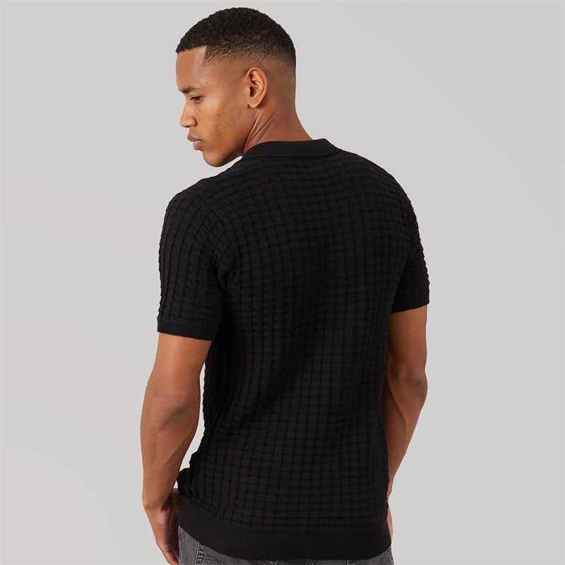 Brave Soul Mens Myah Shirt Jet Black - Image 2