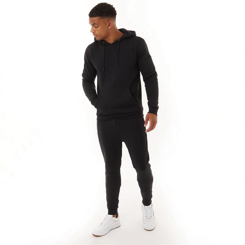 Brave Soul Mens Stark Tracksuit Black - Image 3