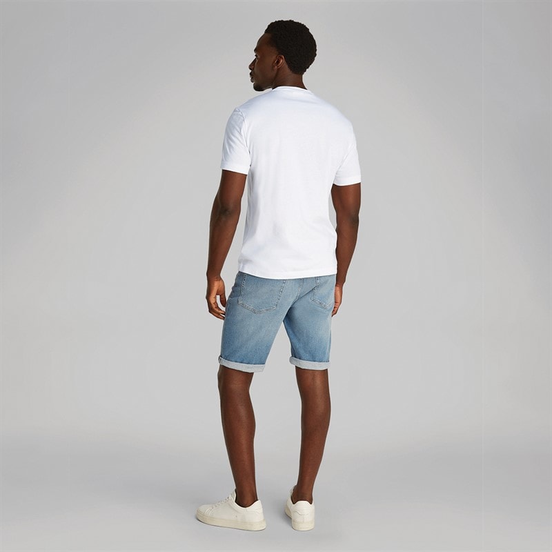 Calvin Klein Mens Logo T-Shirt Bright White - Image 4