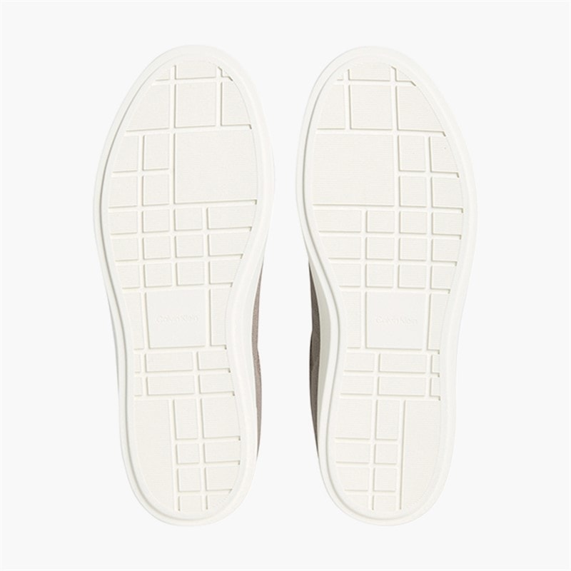 Calvin Klein Womens Low Profile Cuspole Trainers Desert Taupe/Marshmallow - Image 2