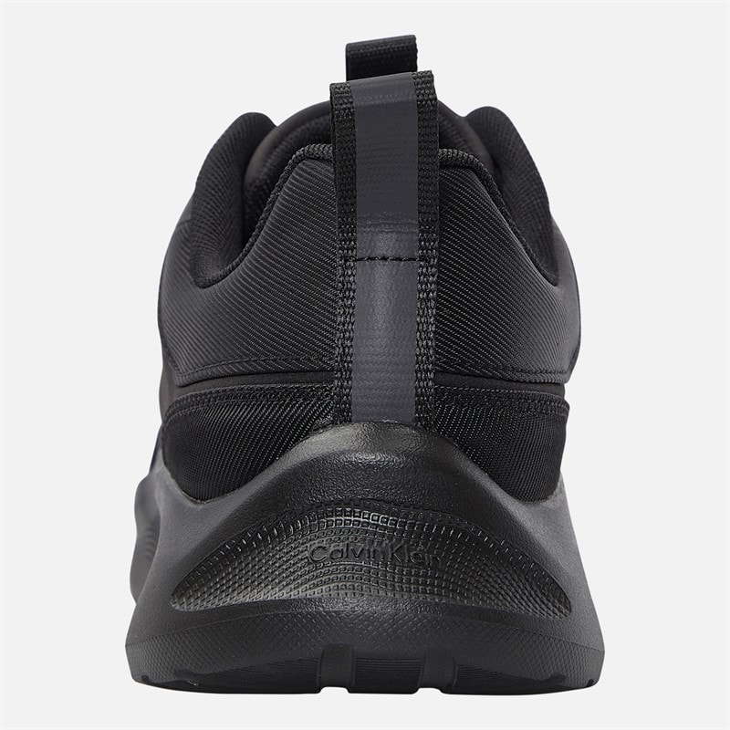 Calvin Klein Mens Light EVA Runner Trainers Triple Black - Image 3