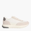 Calvin Klein Mens City Runner Trainers Feather Gray/Marshmallow/Granite
