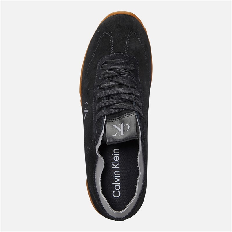 Calvin Klein Womens Low Profile Runner Trainers Ck Black - Image 4