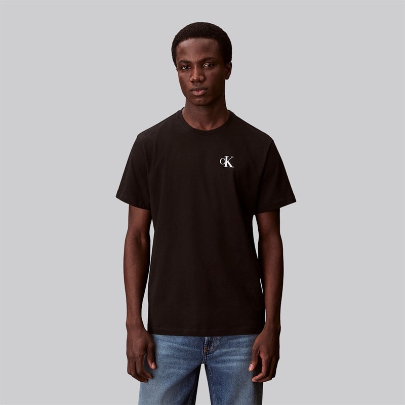 Calvin Klein Mens T-Shirt Black - Image 2