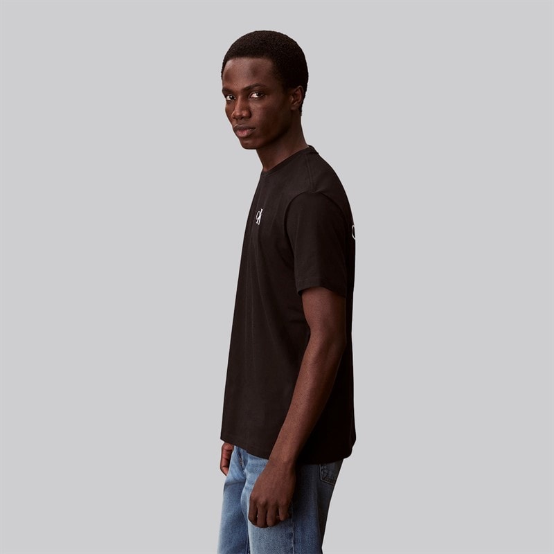 Calvin Klein Mens T-Shirt Black - Image 3