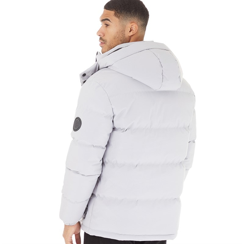Closure London Mens Longline Expedition Jacket Ice Grey - Image 2