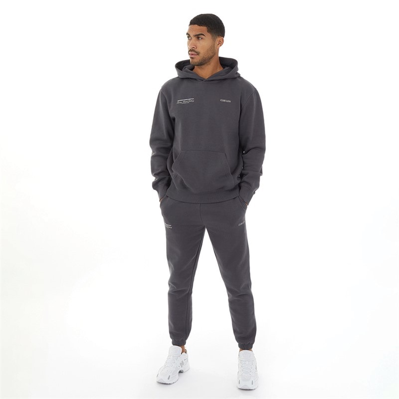 Closure London Mens Luxury Tracksuit Charcoal - Image 1