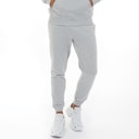 Closure London Mens Relaxed Fit Joggers Light Grey Marl