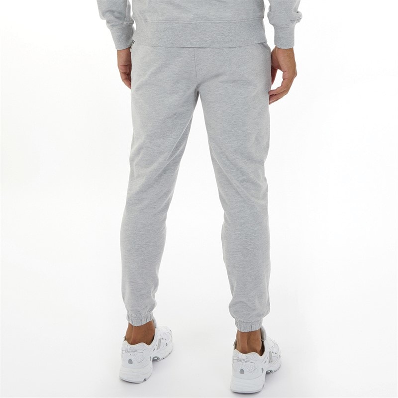 Closure London Mens Relaxed Fit Joggers Light Grey Marl - Image 2