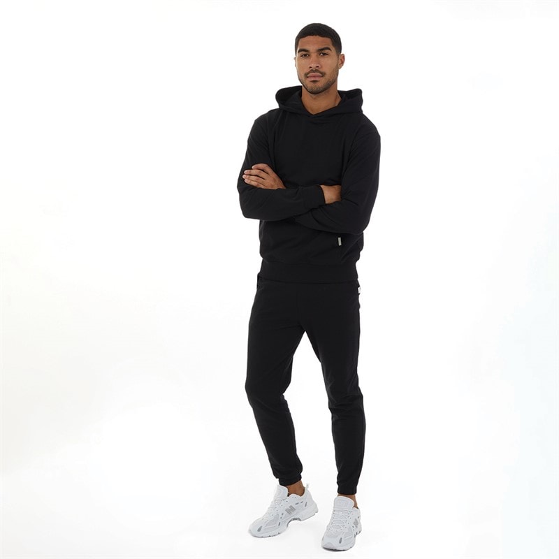 Closure London Mens Relaxed Fit Joggers Black - Image 3