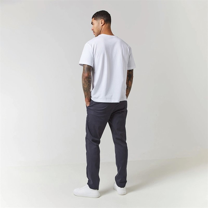 Closure London Mens Two Pack Classic Chino Pants Navy/Light Grey - Image 2