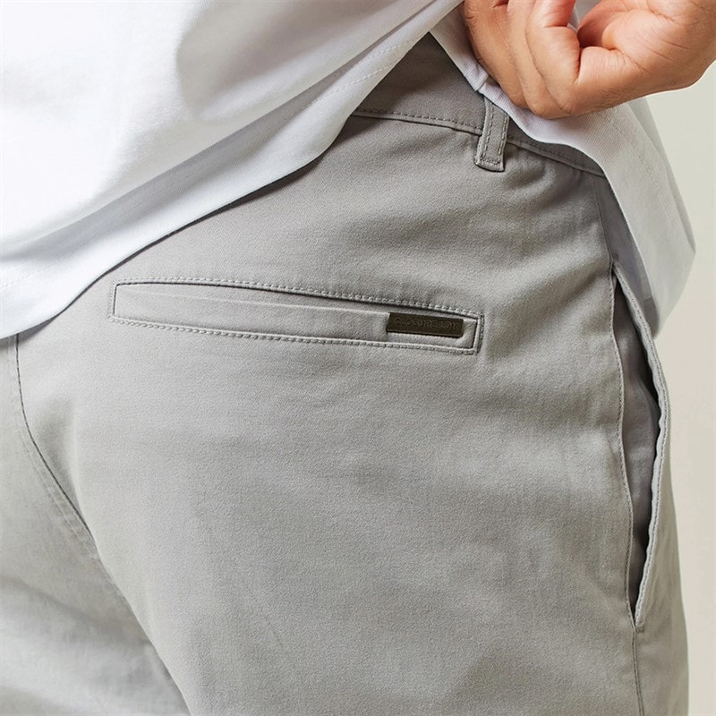 Closure London Mens Two Pack Classic Chino Pants Navy/Light Grey - Image 4