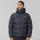 Closure London Mens Tech Logo Puffer Jacket Black