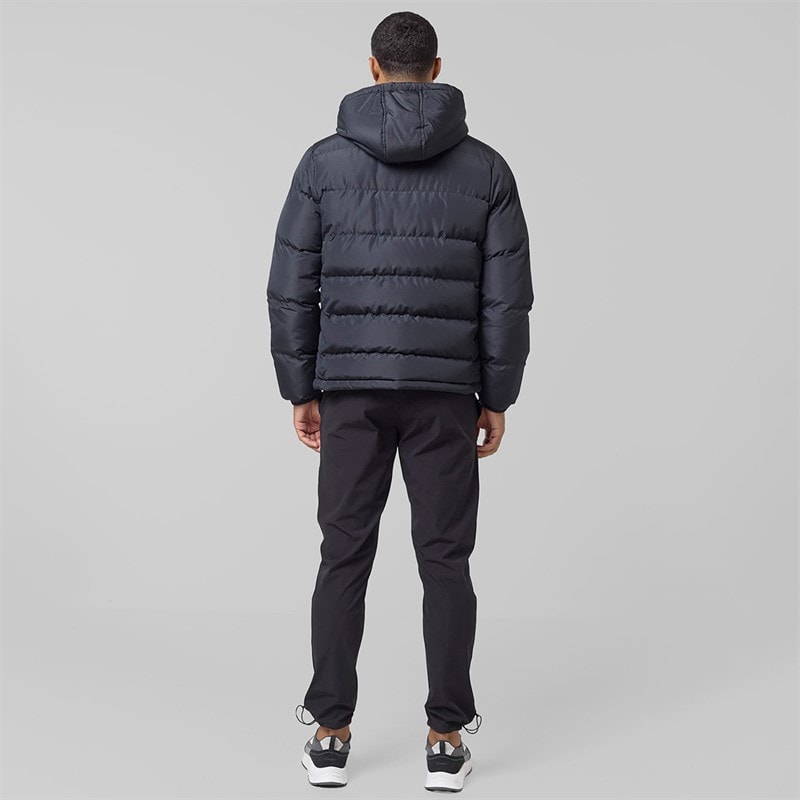 Closure London Mens Tech Logo Puffer Jacket Black - Image 2