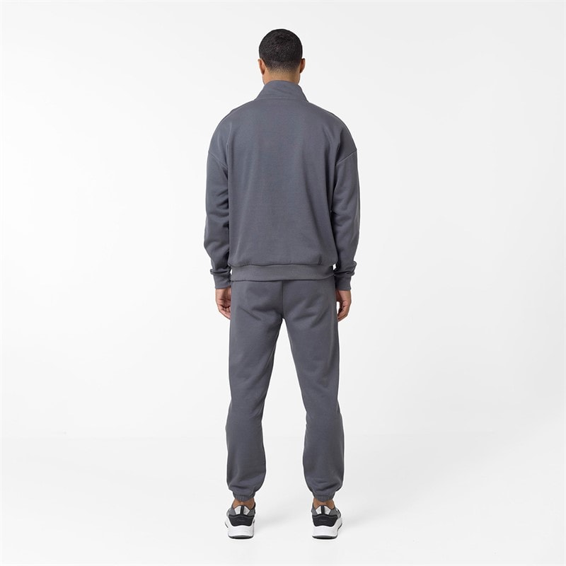 Closure London Mens Relaxed Fit Joggers Charcoal - Image 2