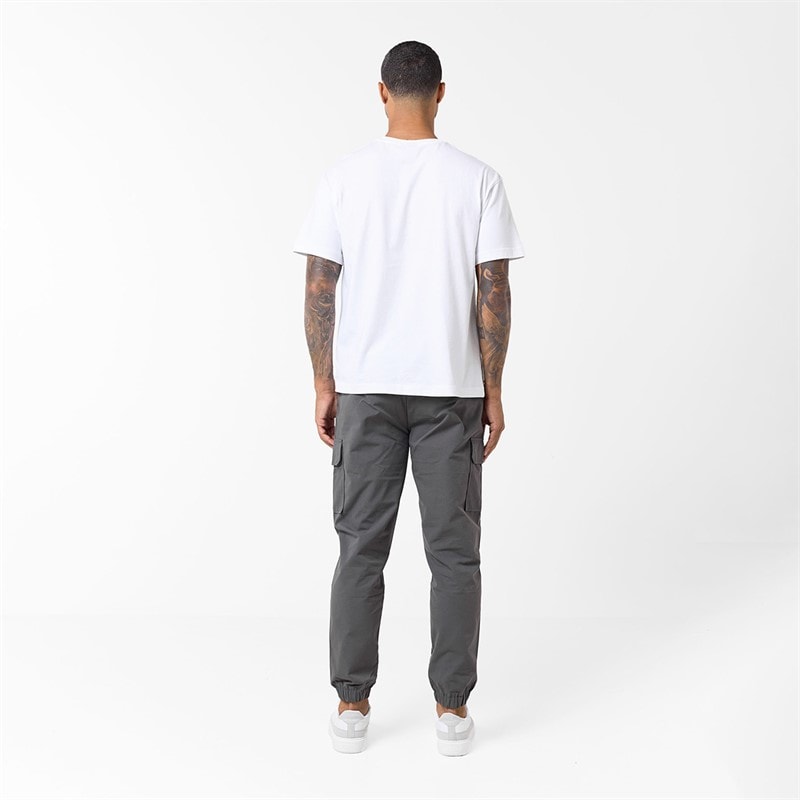 Closure London Mens Utility Cargo Pants Charcoal - Image 4