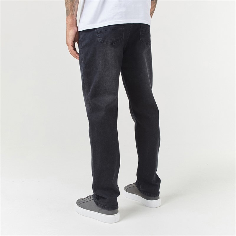 Closure London Mens Two Pack Straight Fit Denim Jeans Black Wash/Grey Wash - Image 3