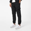 Closure London Mens Utility Cargo Pants Black
