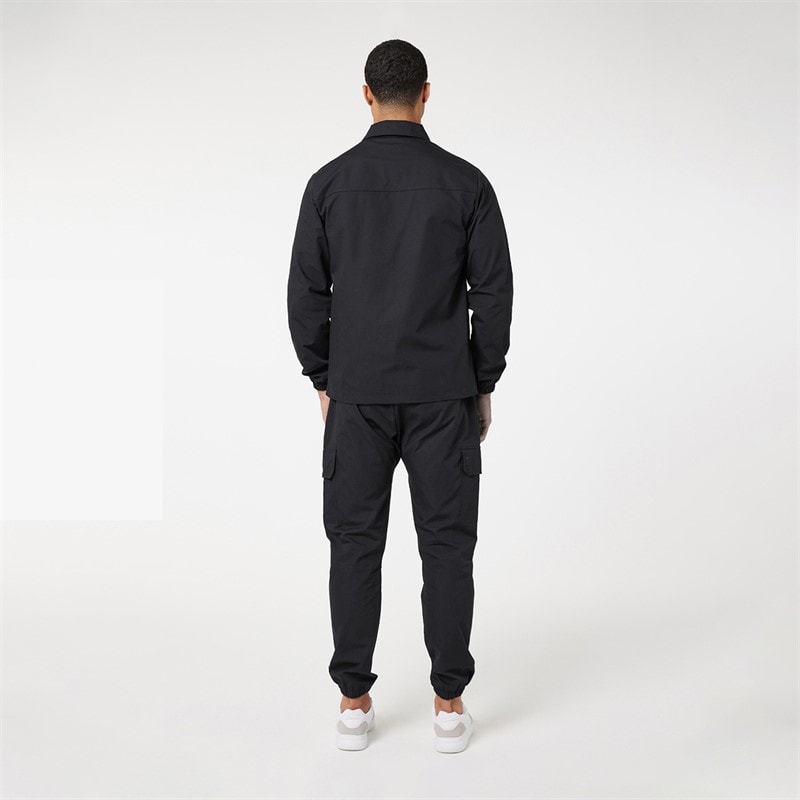 Closure London Mens Utility Cargo Pants Black - Image 3